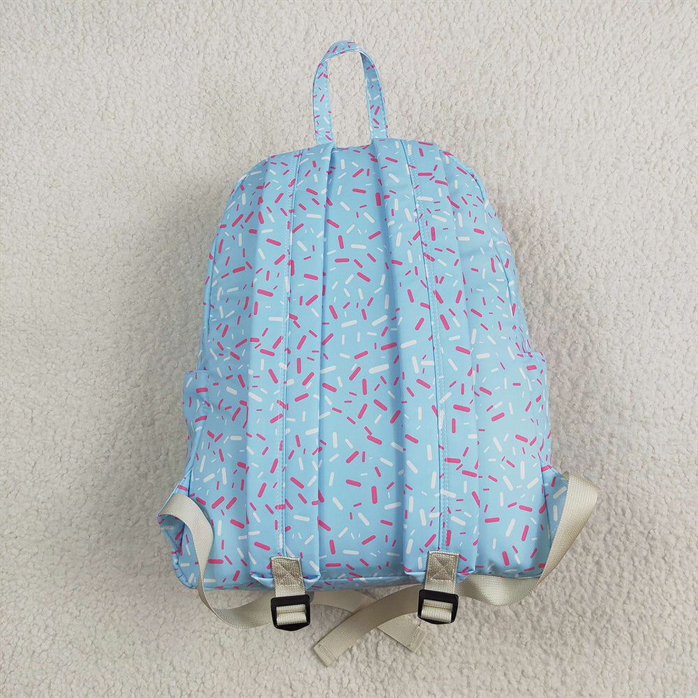 USA Shop (in stock) Baby Bags Light blue ice cream sprinkle kids backpack