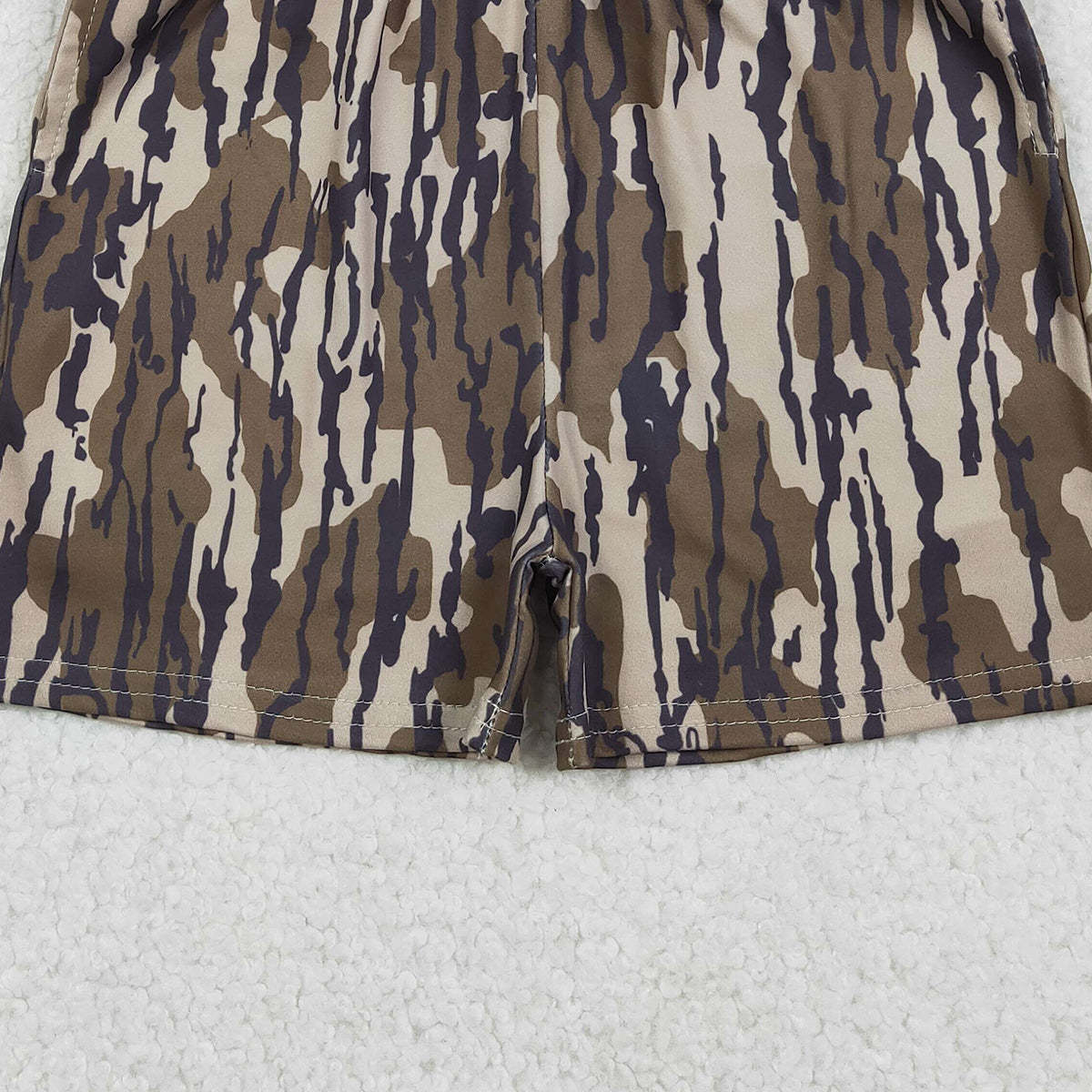11.19 RTS NO MOQ （In stock）SS0731 Baby Boys Summer Shorts Baby Boys Southern Olive Camo Pockets Shorts Bottom