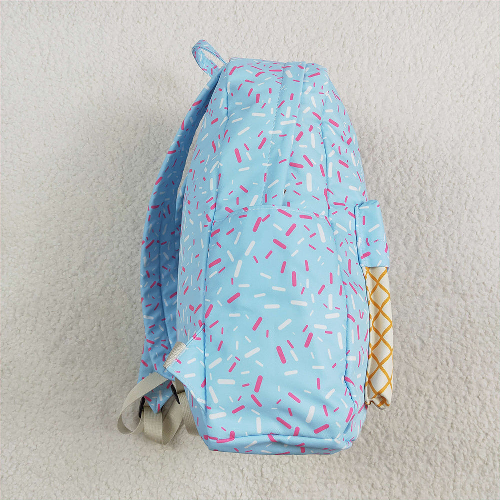 USA Shop (in stock) Baby Bags Light blue ice cream sprinkle kids backpack