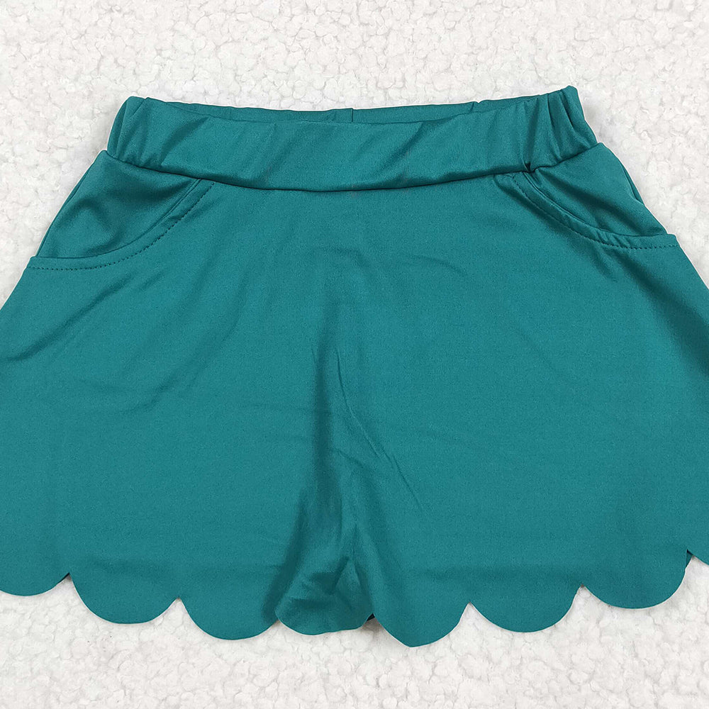 7.22 GLK0077RTS NO MOQ Baby Girls Yoga Skirt baby girls clothes yoga dark green Skirts dress