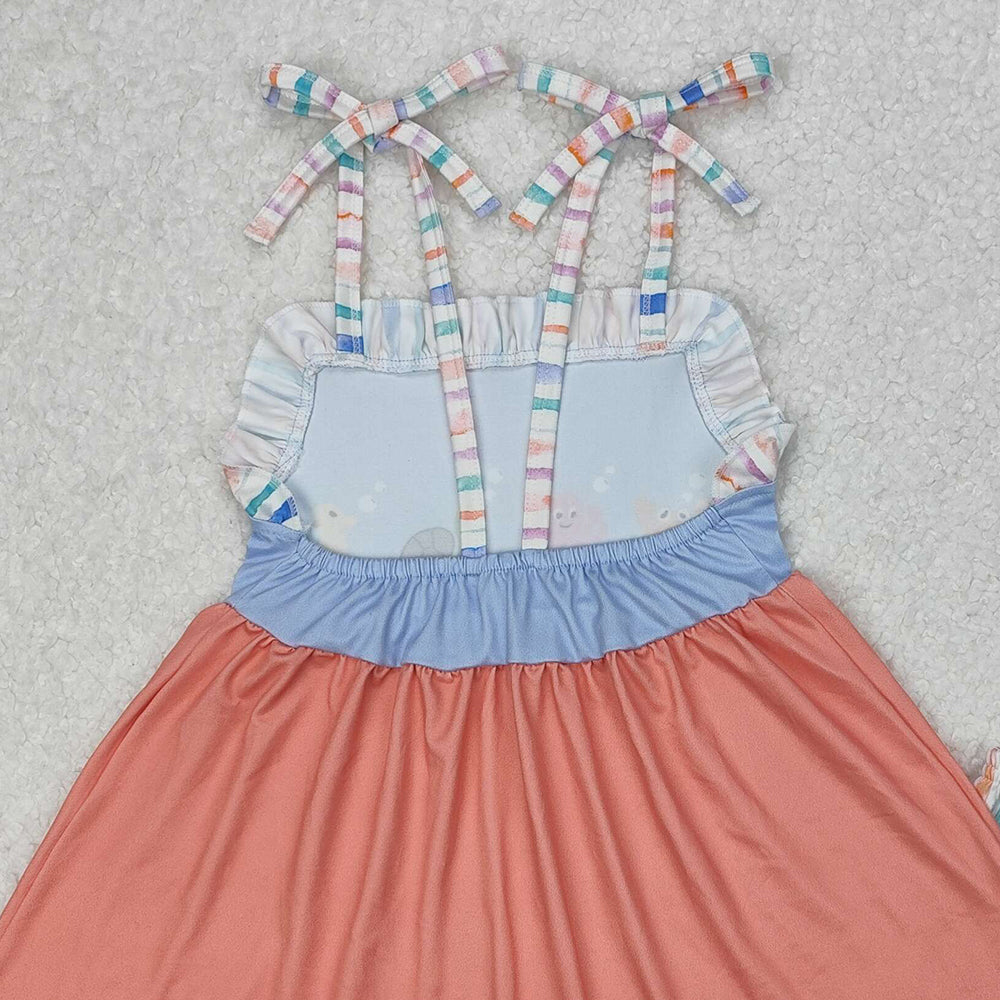 GSSO2016 New Rts No Moq 8-9 Days By Air Arrived it Crab octopus turtle seahorse tunic shorts girls clothing