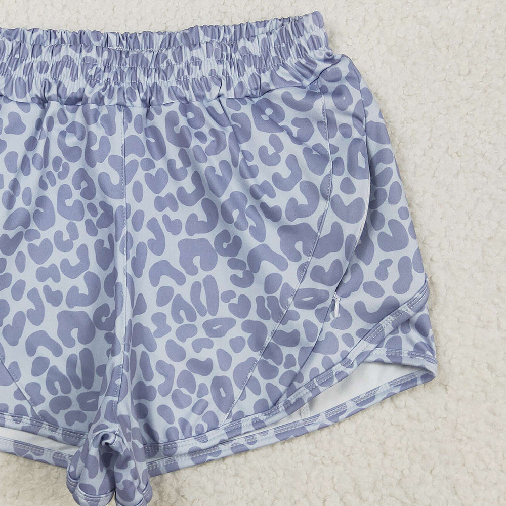 6.21 SS0468RTS NO MOQ Adult Women's Summer Shorts Adult Women Gray Camo Summer Shorts