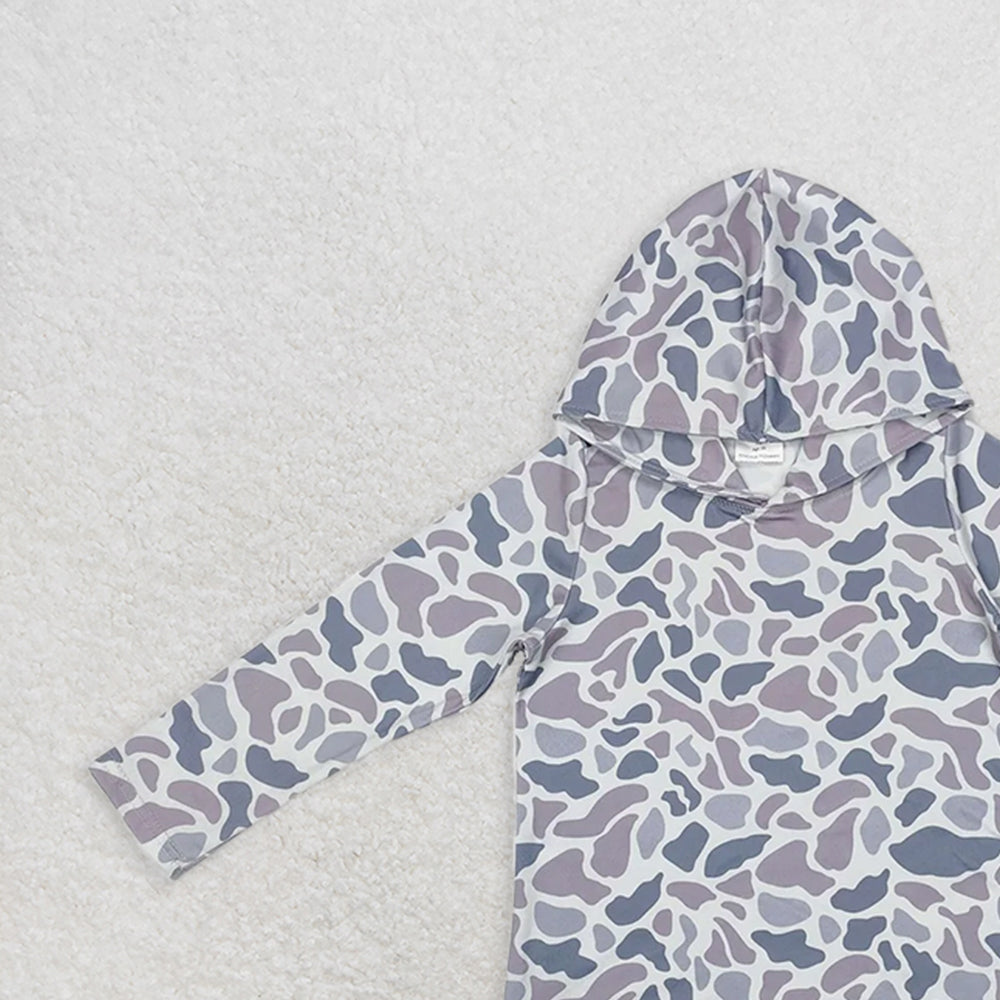 USA Shop (in stock)BT0922 RTS NO MOQ  Baby Boys Long Sleeve Tops Long sleeves grey camo kids boys hoodie
