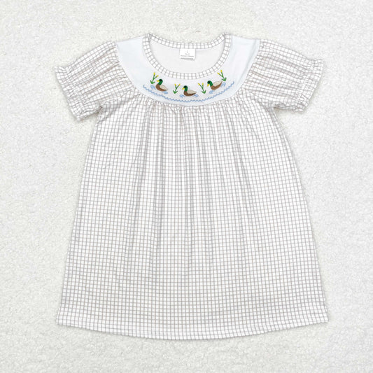 RTS no moq  GSD1410  Baby girl  autumn clothes short sleeves top kids dress