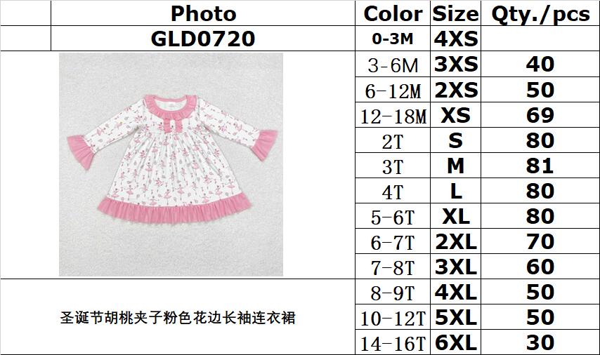 RTS no moq  GLD0720  Baby girl  autumn clothes long sleeves top kids dress