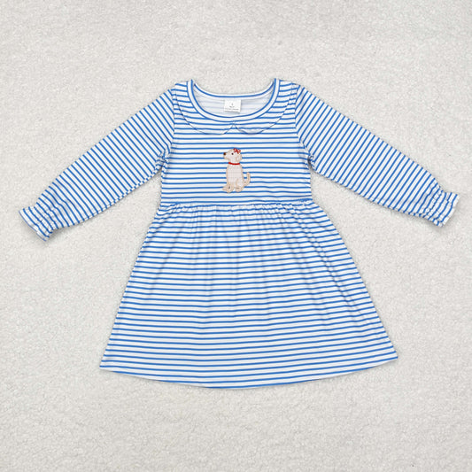 RTS no moq  GLD0701  Baby girl  autumn clothes long sleeves top kids dress