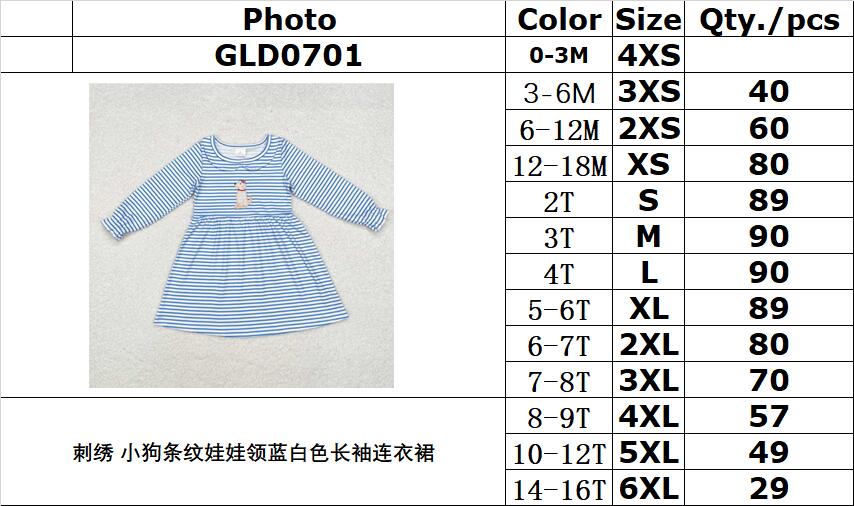 RTS no moq  GLD0701  Baby girl  autumn clothes long sleeves top kids dress