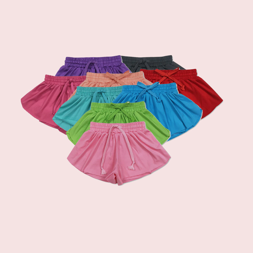 RTS Sibling kids girls activewear summer yoga shorts