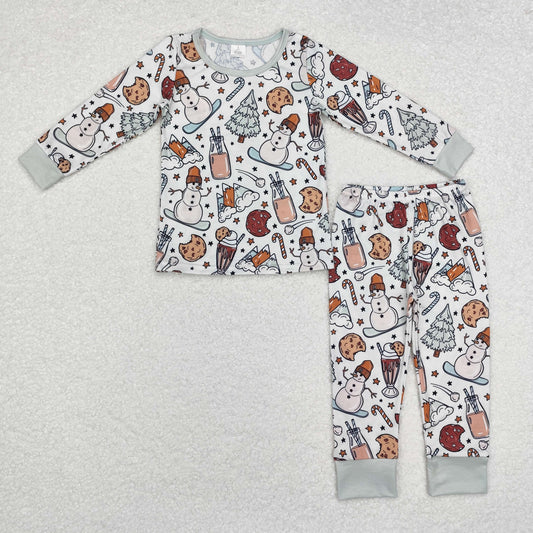 Bamboo RTS no moq BLP0688 Kids boys autumn clothes long sleeves top with trousers set