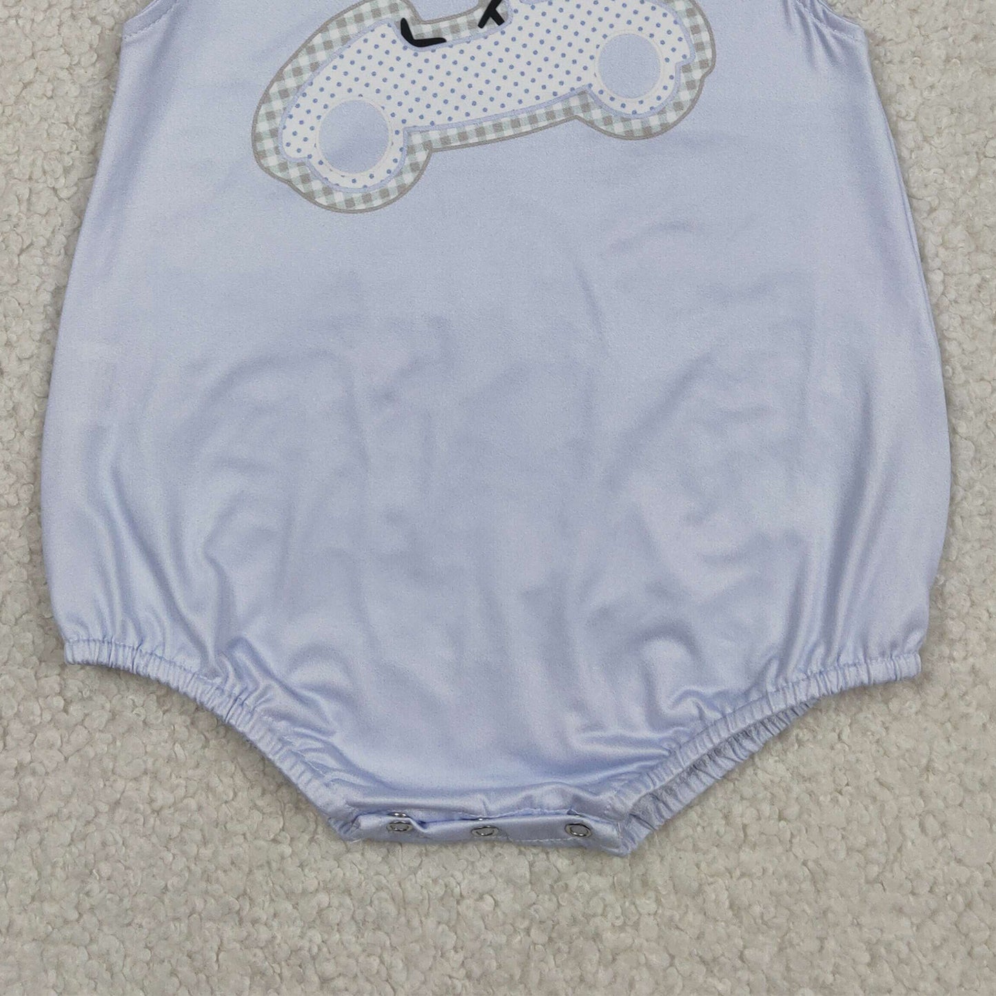SR4013 RTS NO MOQ （In stock）Sleeveless car baby boy summer romper