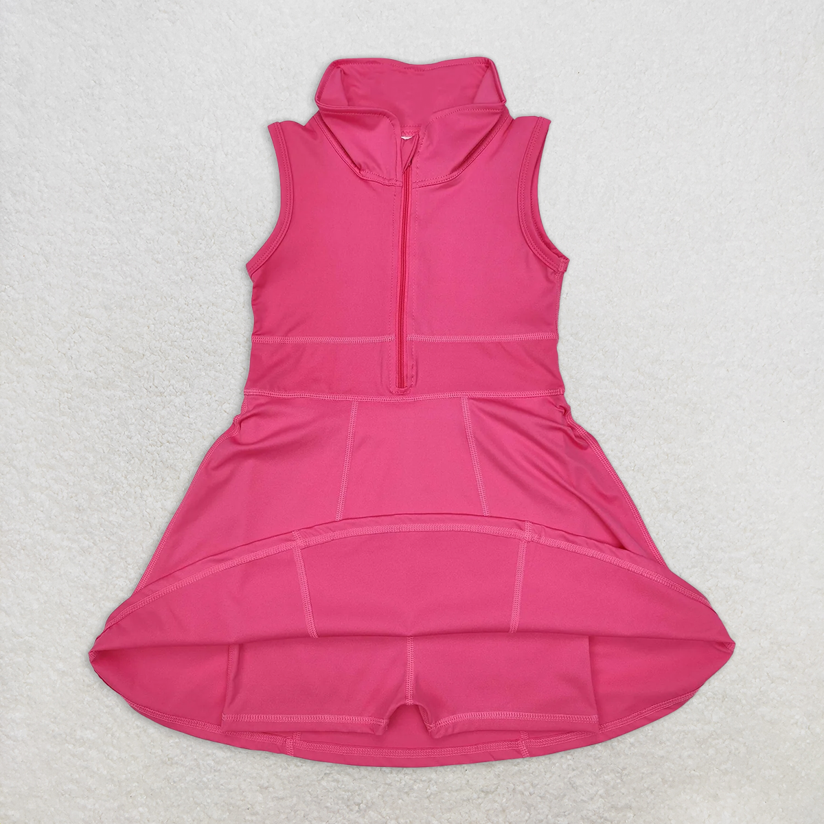 GSD1379  RTS NO MOQ Baby Girls Summer Sports Dress  Baby Girls Athletic Active Wear Knee Length Dresses