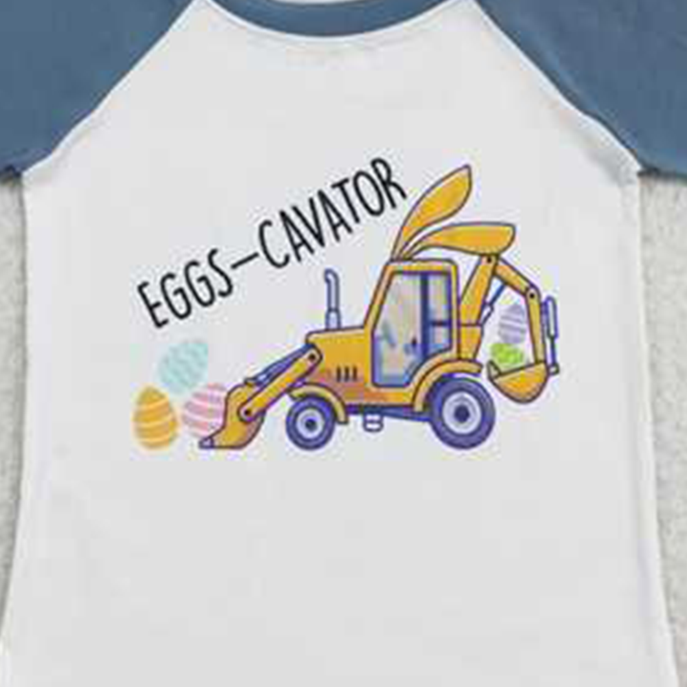 BT0499 New Rts No Moq 8-9 Days By Air Arrived it Eggs-cavator long sleeves baby kids easter raglan
