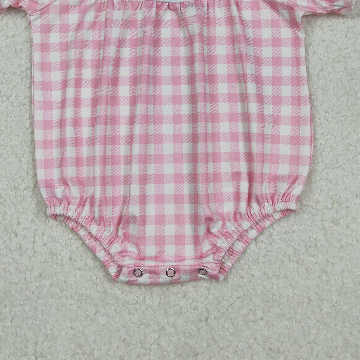 11.6 RTS NO MOQ （In stock）SR3256 Baby Boys Summer Rompers Embroidery Anchors Crayfishes Baby Girls Mardigras Checked Ruffle Rompers