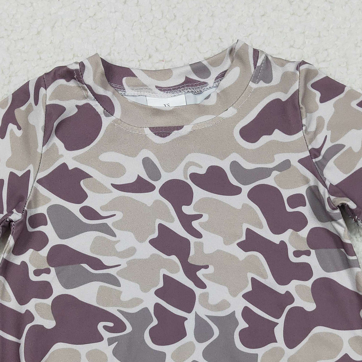 11.22 RTS NO MOQ （In stock）SR3448 Baby Boys Rompers Baby Boys Dark Grey Camo Short Sleeve Southern Rompers