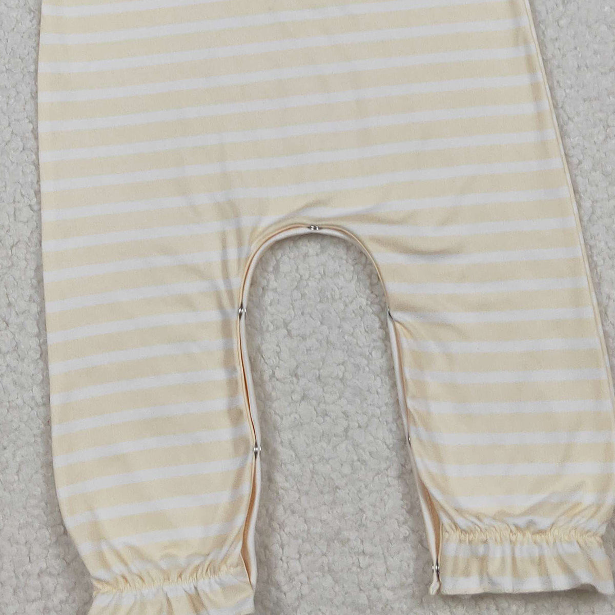 10.13 RTS NO MOQ （In stock）LR2424 Baby Girls Winter Rompers Embroidery Turkey Baby Girls Stripe Thanksgiving Ruffle Footie Rompers