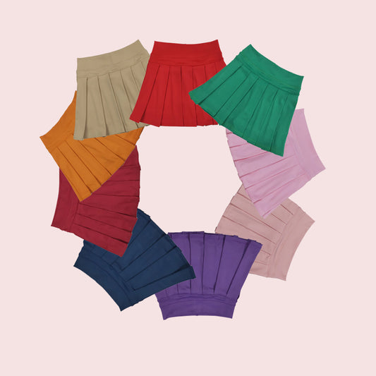 RTS Sibling high waist kids girls summer activewear skorts