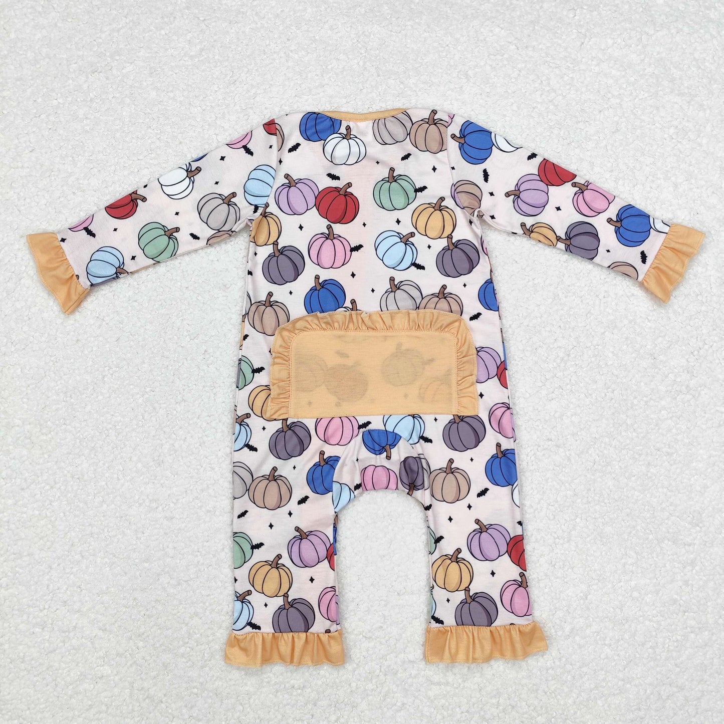 Bamboo RTS no moq  LR1455  Kids girls autumn clothes long sleeve with romper