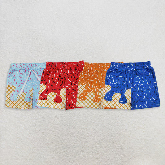RTS Sibling Baby Boys Summer Shorts Ice Cream Sprinkle Kids Boys Summer Shorts Vibrant Print Comfortable Fit for Active Boys