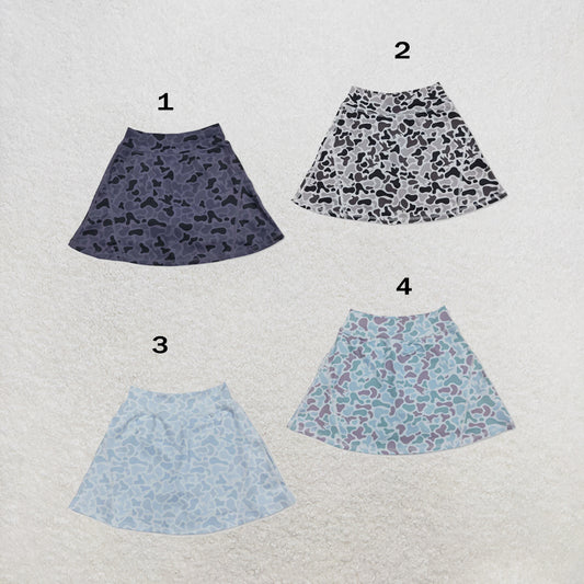 RTS Sibling Baby Girls Western Ducks Camo Yoga Skorts Bottom