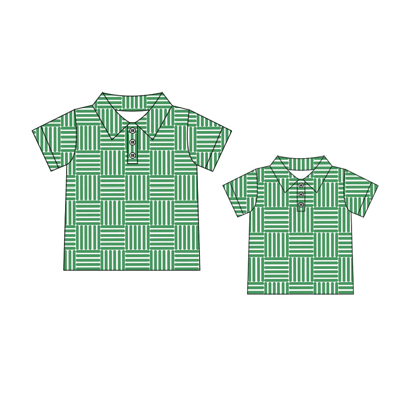 6.13   Pre order baby boy clothes kids short sleeve top and adult men top