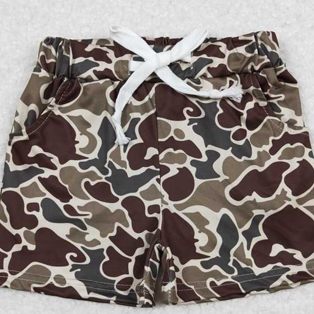 USA Shop (in stock)SS0202 8-9 Days By Air Arrived it Camo pockets kids boy summer shorts