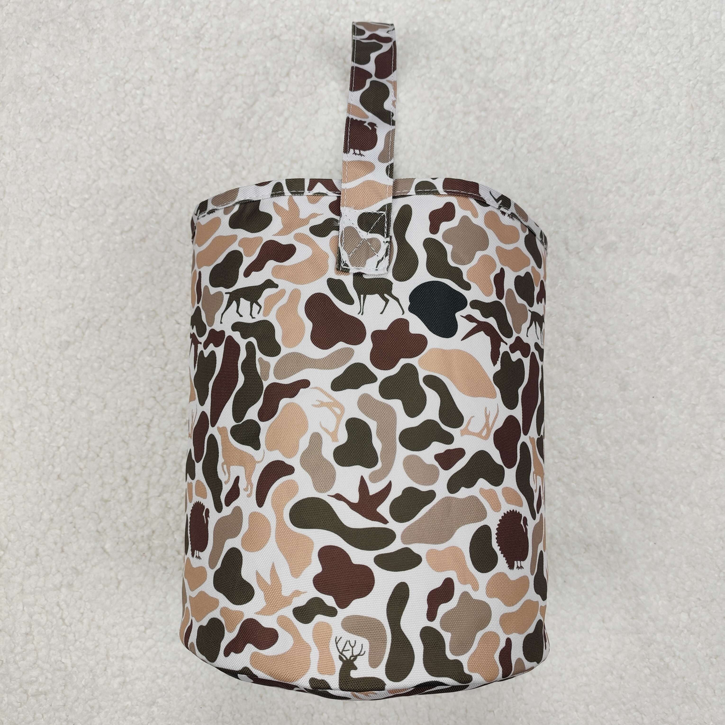 BA0289Camo Kids Hunting Basket Turkey Deer Dog Hunting Basket for Children