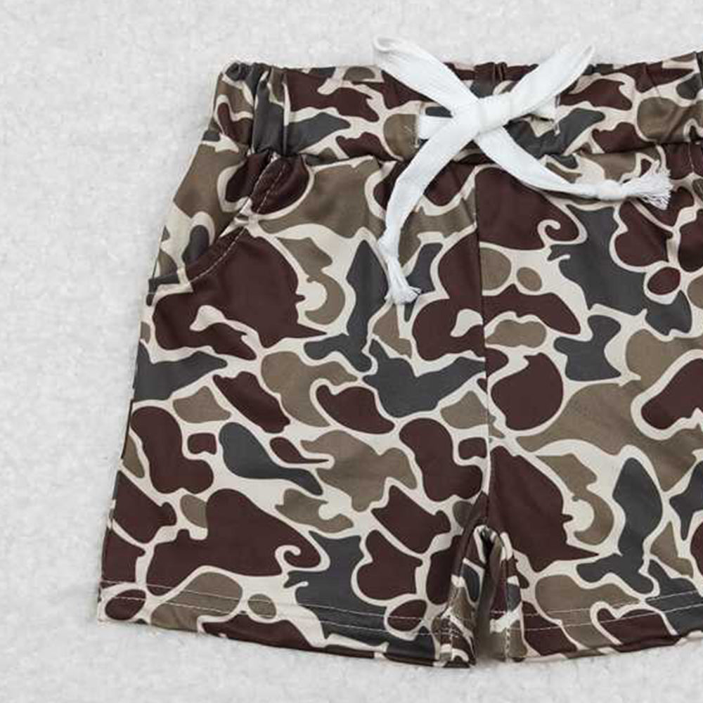 USA Shop (in stock)SS0202 8-9 Days By Air Arrived it Camo pockets kids boy summer shorts