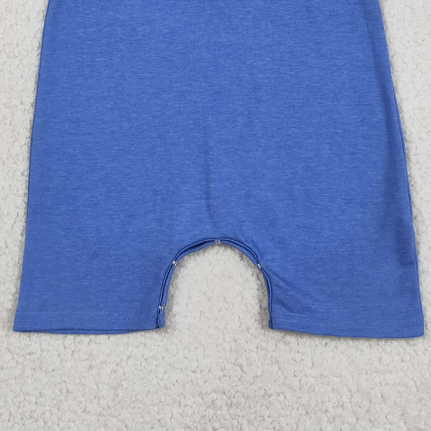 SR4036 RTS NO MOQ （In stock）Sleeveless cotton snail embroidery baby boy romper