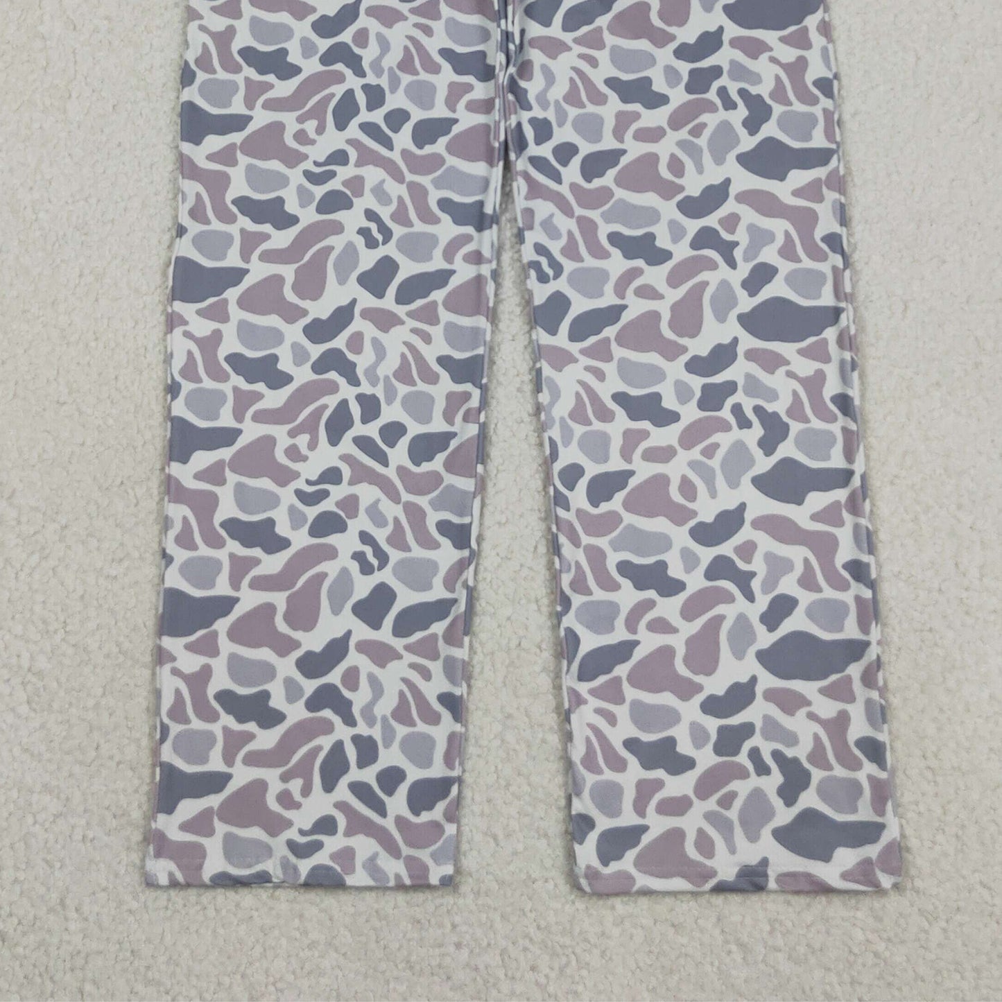 P0994 RTS NO MOQ （In stock）Grey camo pocket adult women pants