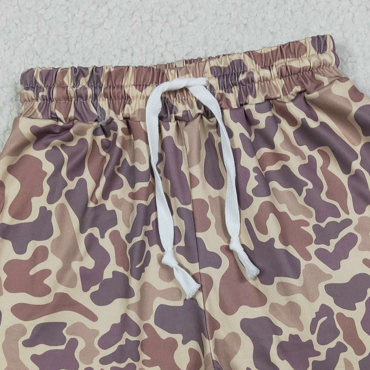 12.26 RTS NO MOQ （In stock）SS0762 Baby Boys Summer Shorts Baby Boys Southern Khaki Camo Pockets Shorts Bottom