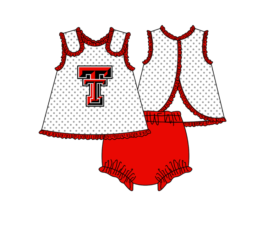 CUSTOM MOQ 5 Sibling Boys Baby Girls Red T Top Shorts Clothes Set Knee Length Dress Rompers