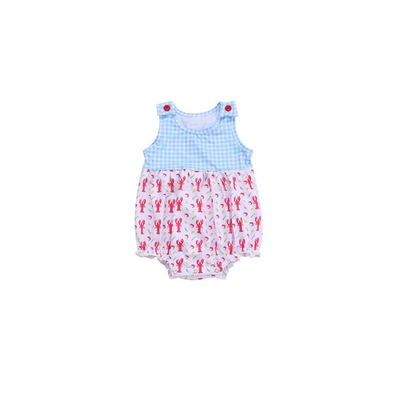 SR1136  Pre-order baby girls clothes sleeveless top romper