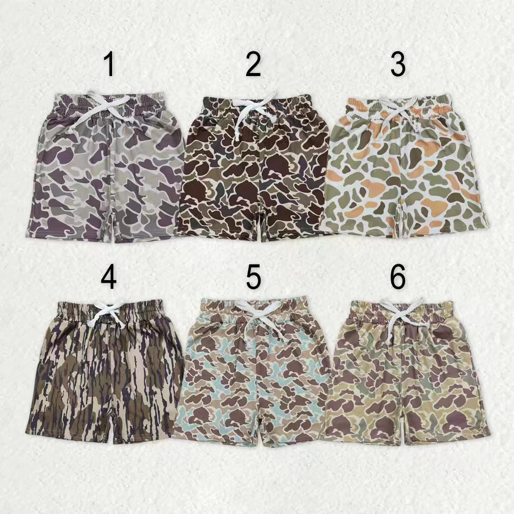 11.21 RTS Sibling Baby Boys Southern Camo Pockets Shorts Bottom