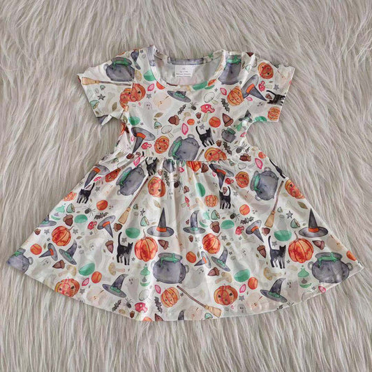 A3-24  Kids girls clothes short sleeve top woven  dress -promotion 2024.8.10  $2.99