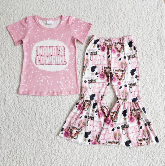 B7-28  Kids girls clothes  short sleeves top with trousers set-promotion 2024.4.5 $2.99