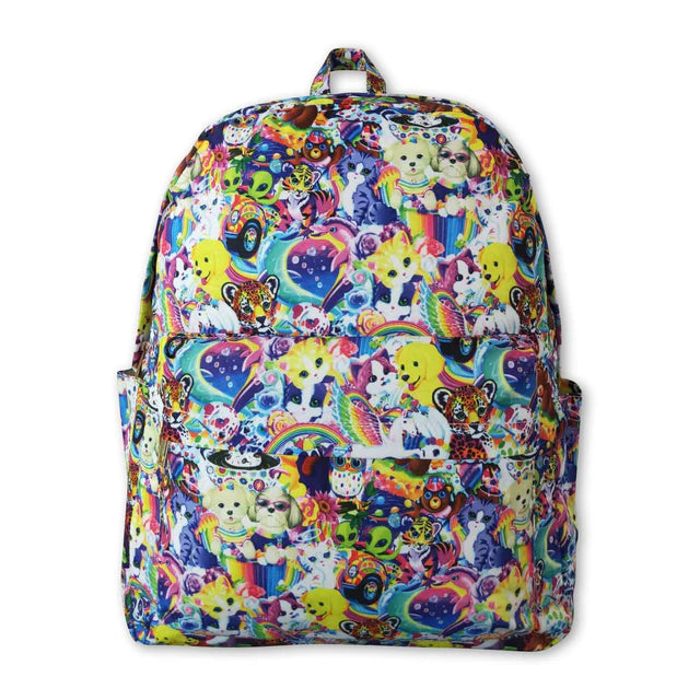 RTS NO MOQ Sibling Cute Clothes Baby Kids Print Backpacks And Lunch Boxes