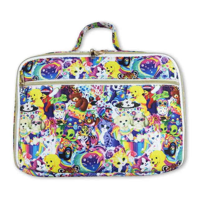 RTS NO MOQ Sibling Cute Clothes Baby Kids Print Backpacks And Lunch Boxes