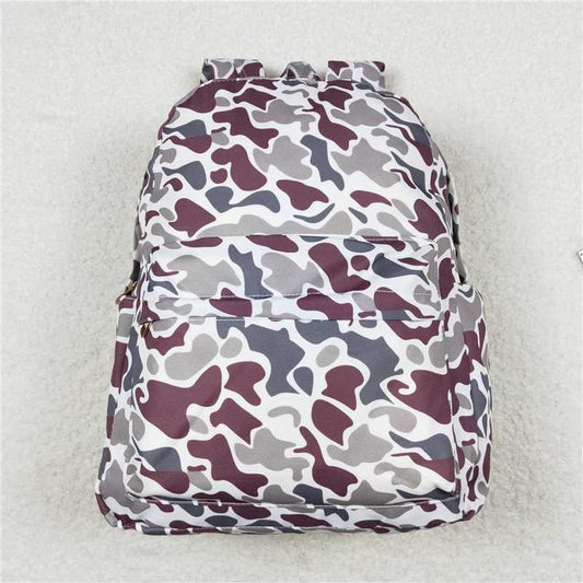 USA Warehouse (IN STOCK)BA0140 Camo BabyKids Backpack Unisex Patterned Tote Ideal Backpack for Girls Boys