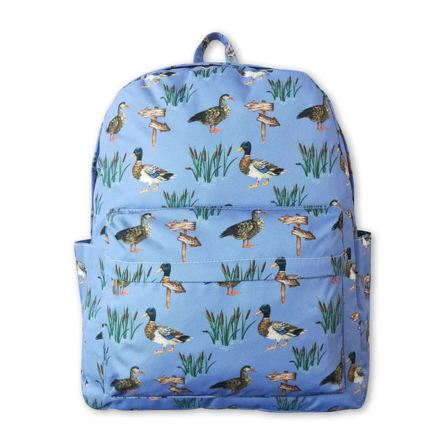 USA Warehouse (IN STOCK) Baby Kids Floral Print Adjustable Strap Lightweight Backpack Bags