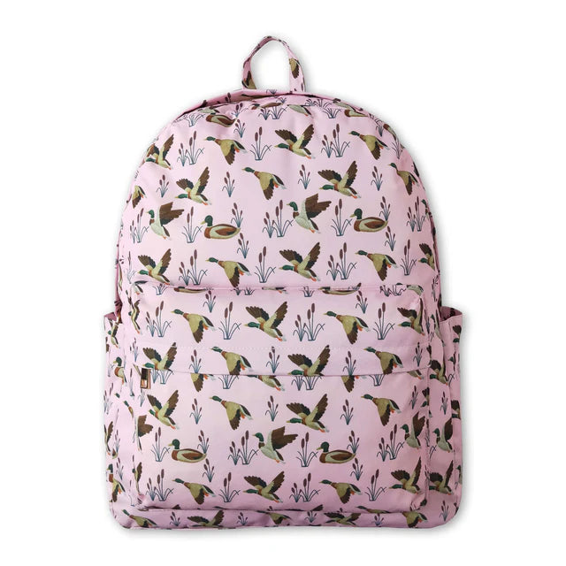 USA Warehouse (IN STOCK) Baby Kids Floral Print Adjustable Strap Lightweight Backpack Bags