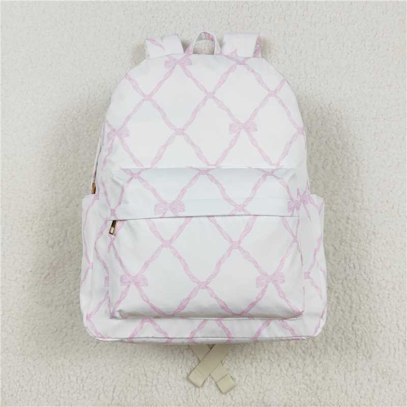 USA Warehouse (IN STOCK)BA0225 Bow Backpack Pinkschool Bag Drawstring Mesh Gaming Paquete Bags
