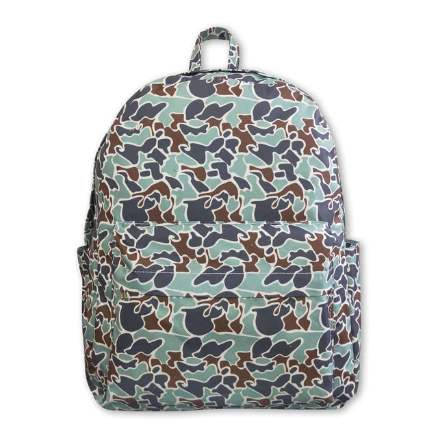 USA Warehouse (IN STOCK) Baby Kids Boys Camo Print Backpack Back Bags