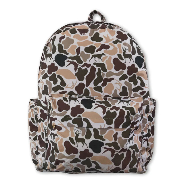 USA Warehouse (IN STOCK) Baby Kids Boys Camo Print Backpack Back Bags