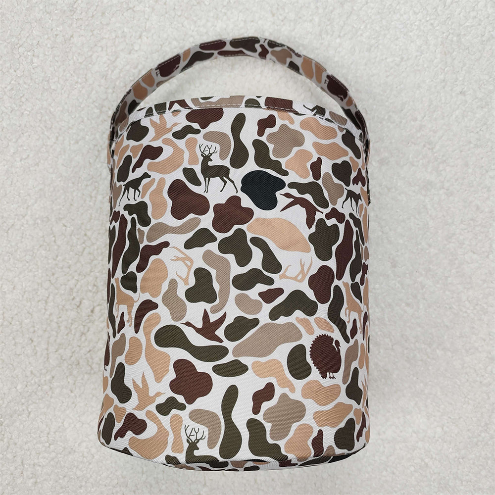 BA0289Camo Kids Hunting Basket Turkey Deer Dog Hunting Basket for Children