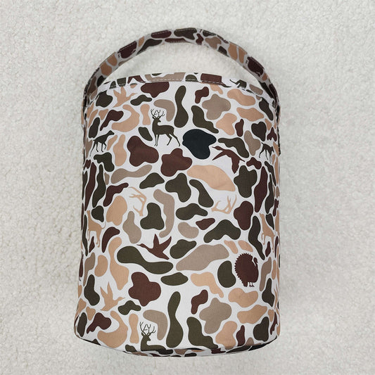 BA0289Camo Kids Hunting Basket Turkey Deer Dog Hunting Basket for Children