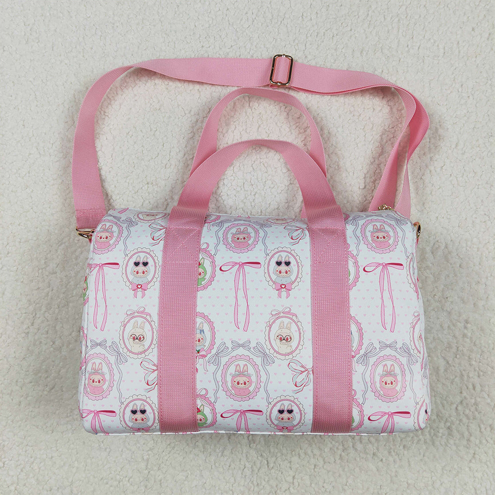 6.10 BA0301 RTS NO MOQ Baby Bags Pink heart bow small duffel bag