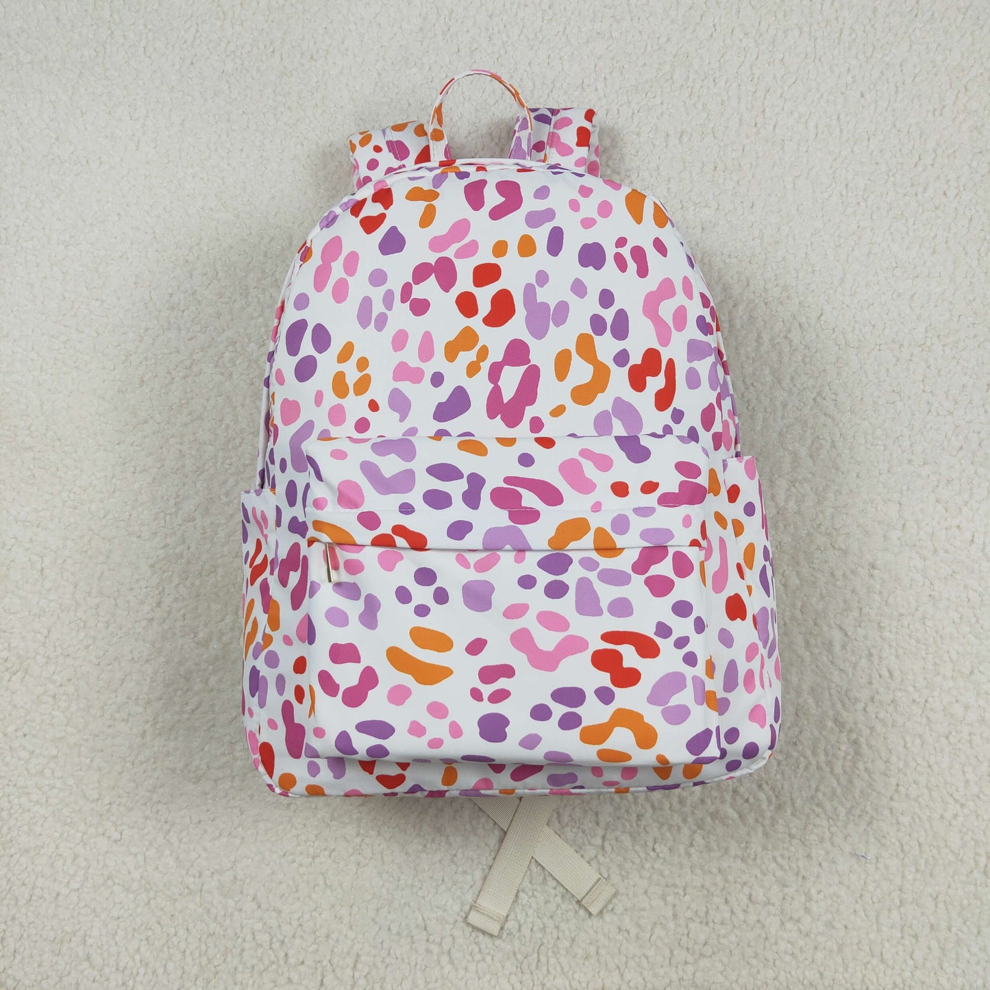 RTS NO MOQ （In stock）BA0307 Baby Bags Baby Girls Pink Leopard School Backpack Bags