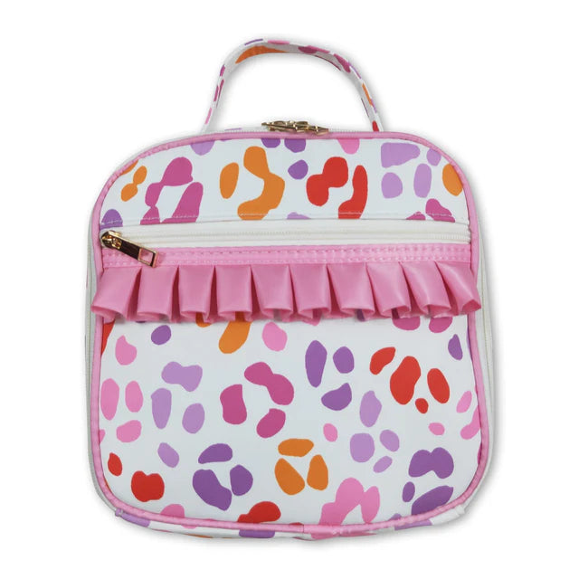 USA Warehouse (IN STOCK) Sibling Baby Kids Floral Bow Print Thermal Lunch Bags Boxes