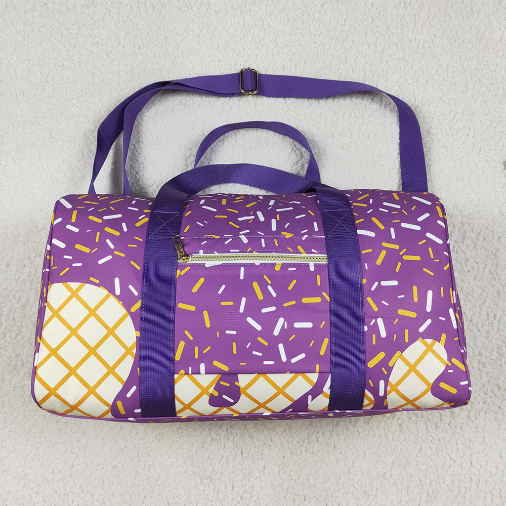 USA Shop (in stock)BA0321 Baby Bags Purple Ice Cream Drip Zipper Gym Bags