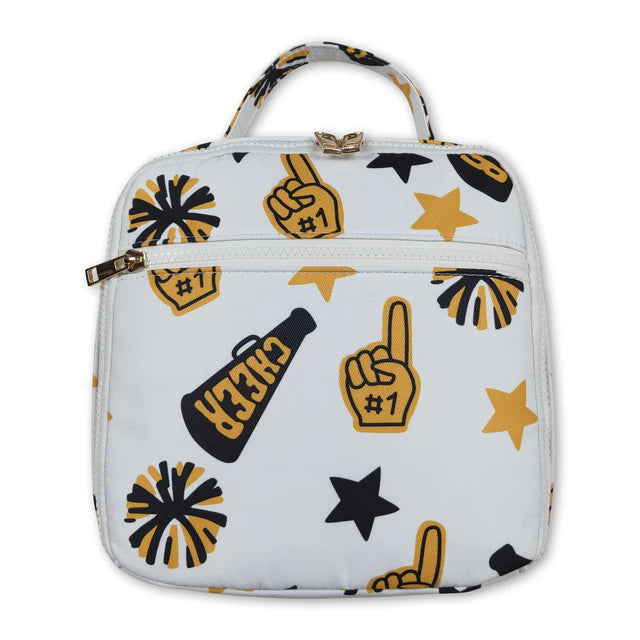 USA Warehouse (IN STOCK) Sibling Baby Kids Floral Bow Print Thermal Lunch Bags Boxes